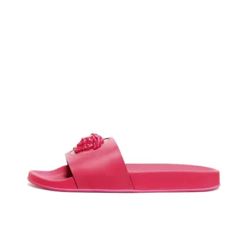 VERSACE La Medusa Slide Slippers Women's Red