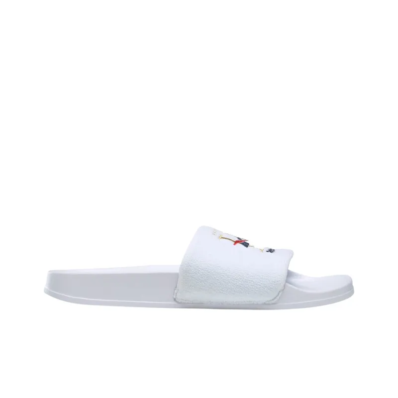 Reebok Classic Slide Golden Logo White-1