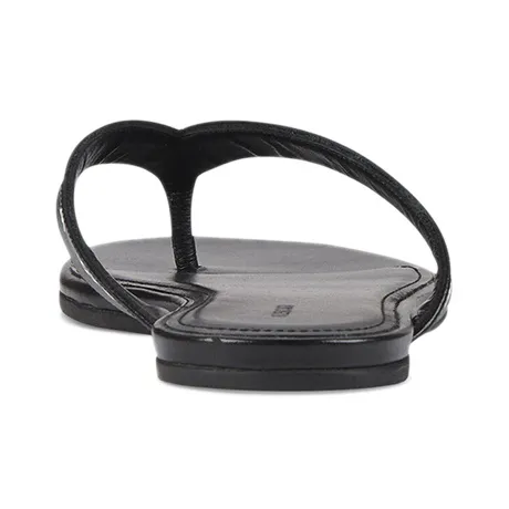 Balenciaga Round Printing Calfskin Sandals Black Women's-4