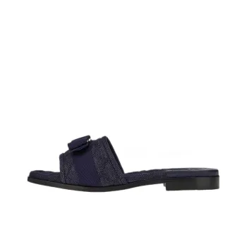 FERRAGAMO Odor Resistant Slide Slippers Women's Blue
