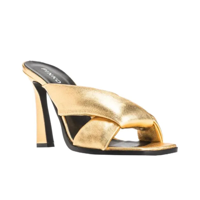 PINKO Sculpted Heeled Slip On Sandals Women's-2