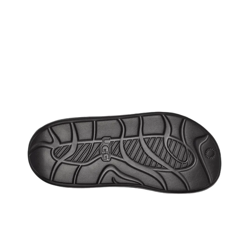 UGG Sport Yeah Slide Black White-4