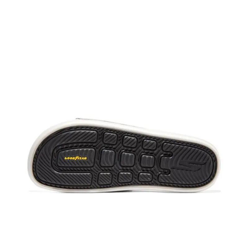 Skechers Hyper Slide Odor Resistant Quick Dry Slide Slippers Men's Gray Black-3