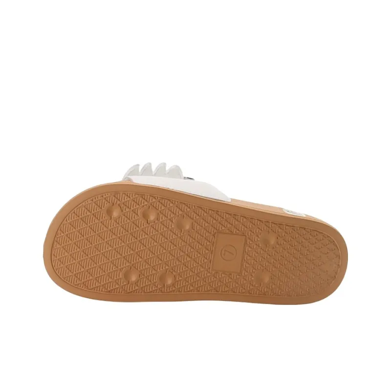 Disney x LiNing Quiet Slide Slippers Women's Champagne White-5
