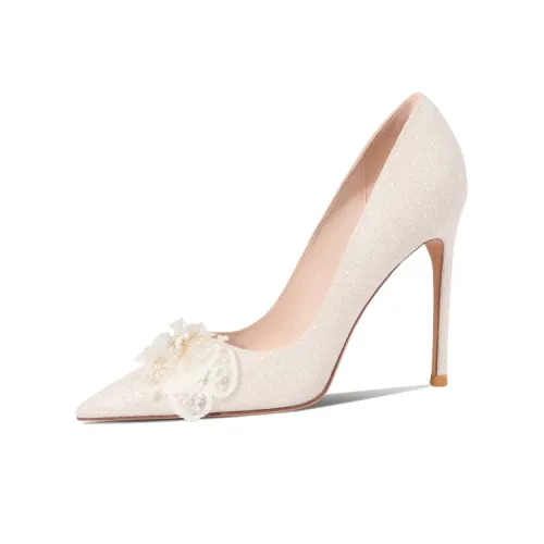 Lily Wei High Heels Women's White