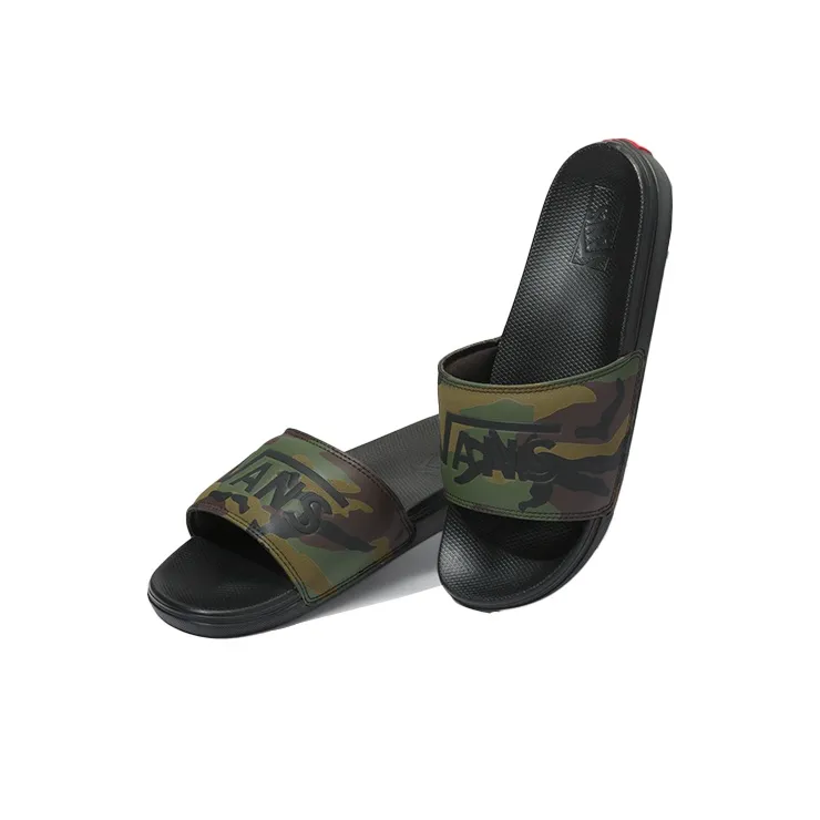 La Costa Vans Slide On 'Camo Black'-3