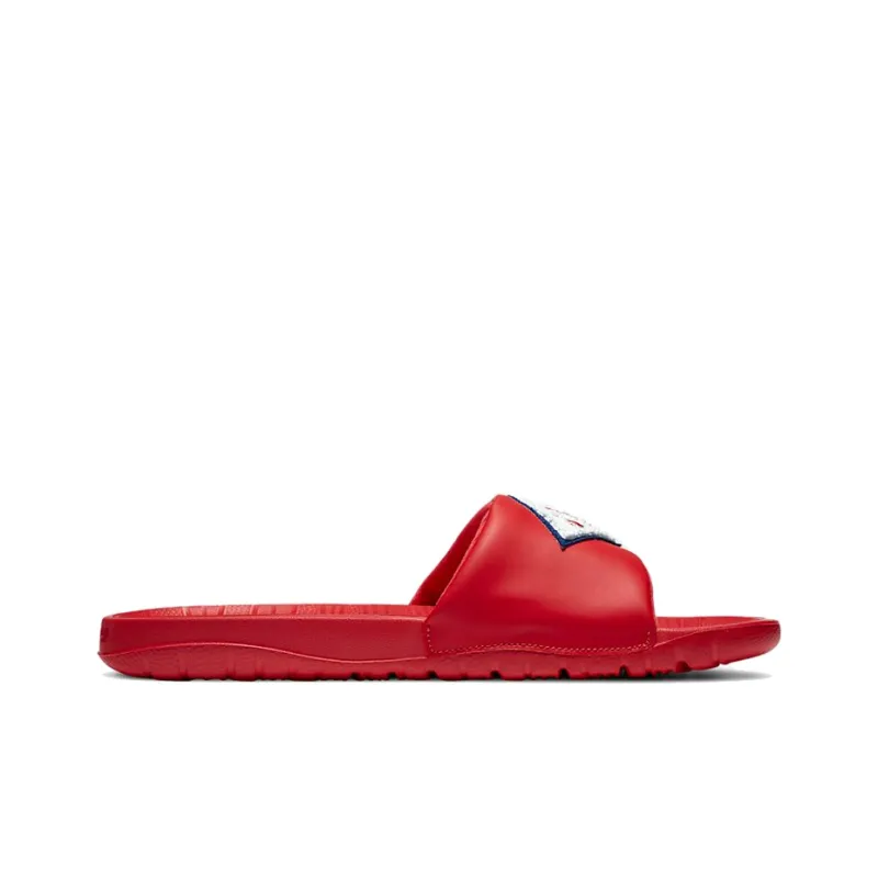 JORDAN Break Se Red Slippers-1