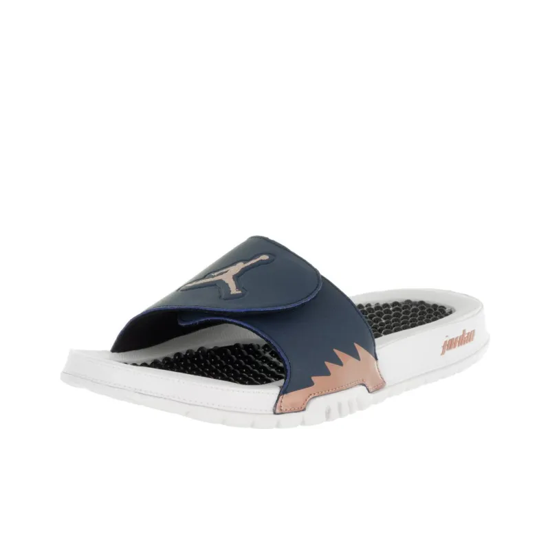 JORDAN Hydro 5 Retro Slide 'Obsidian Metallic Red Bronze'-3