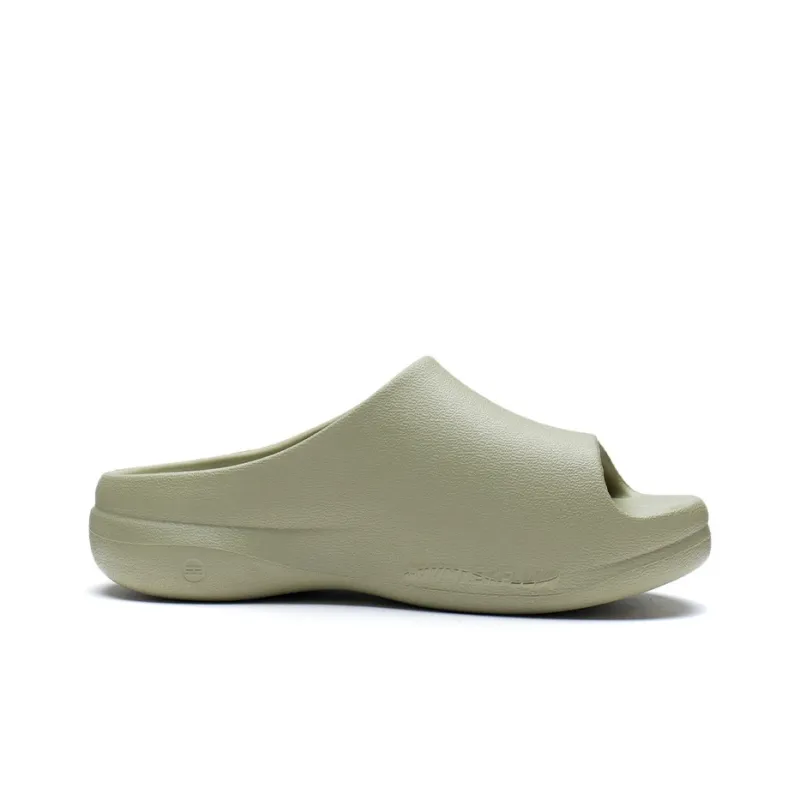 LiNing CF Tracing EVA Quiet Slide Slippers Unisex Elm Branch Green-1