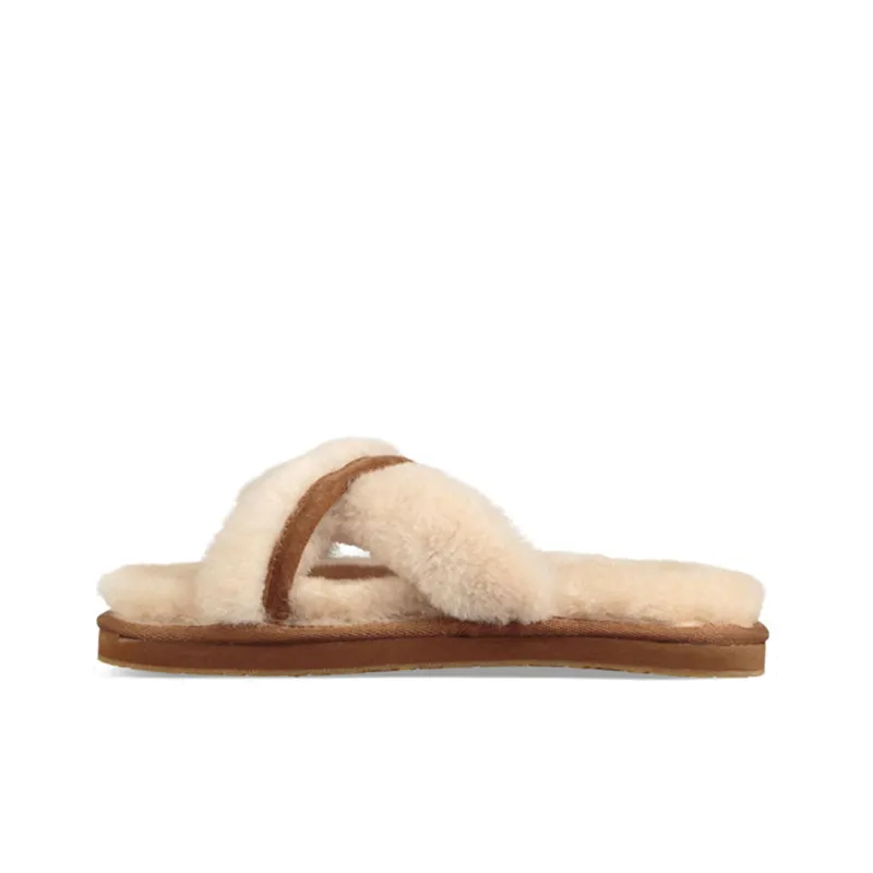 UGG Rubber Sole Slide Slippers Women's Nude-0
