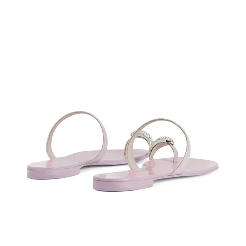 Giuseppe Zanotti Crystal embellished Flat Slides Women's-3