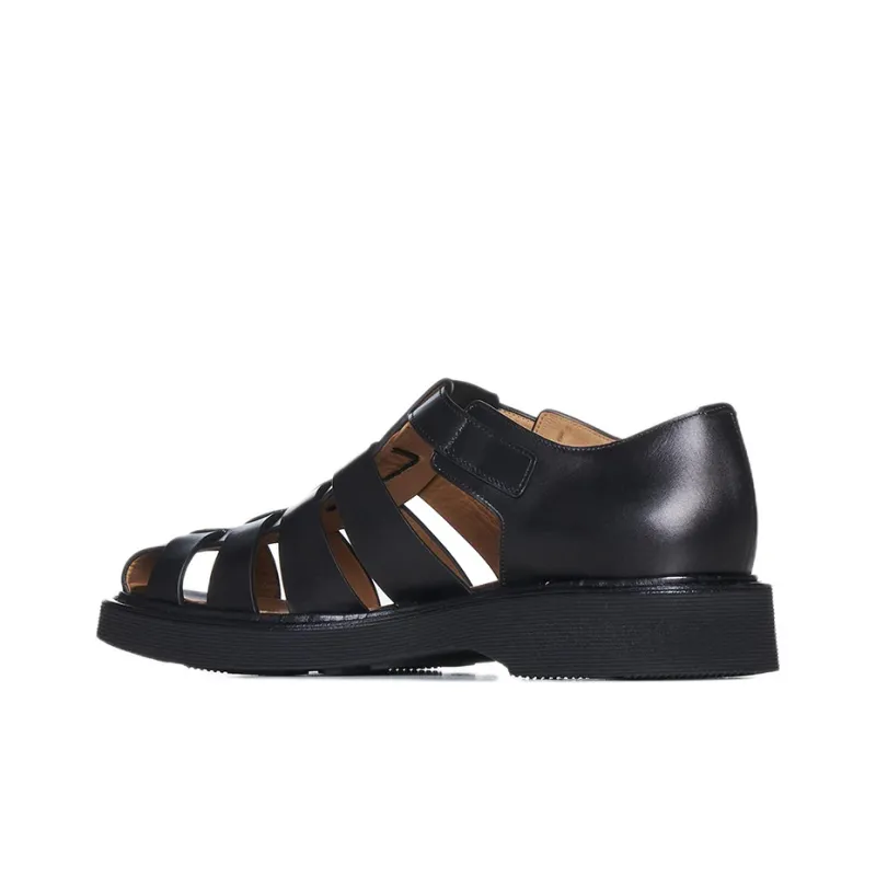 CHURCH'S Hove Roman Sandals Men's Black-3
