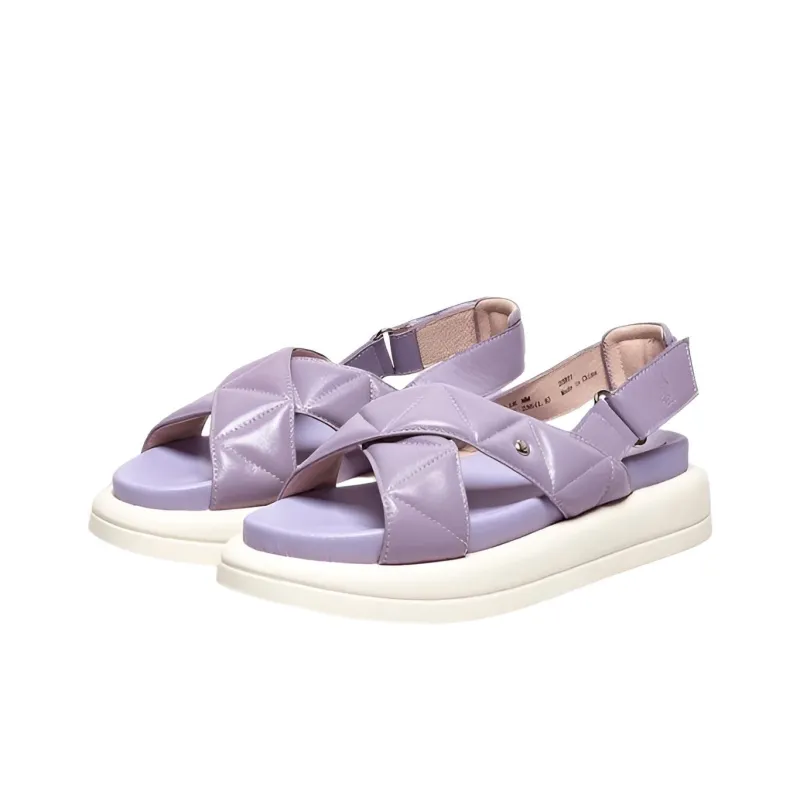Hush Puppies Beach Sandals Women's Purple/Black-1