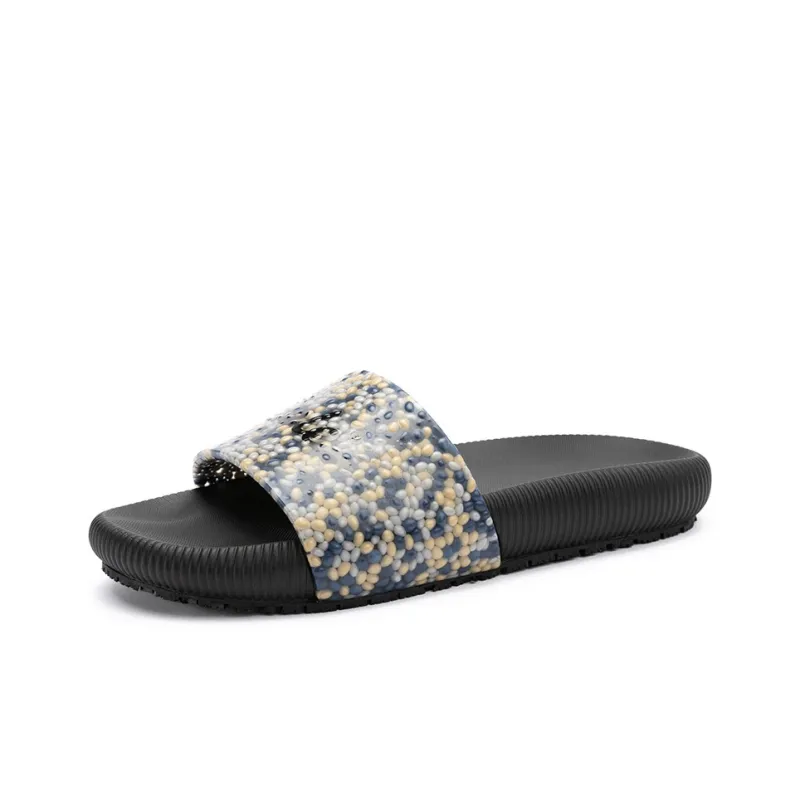 CELE Slide Slippers Unisex Gray Blue/Orange White-1