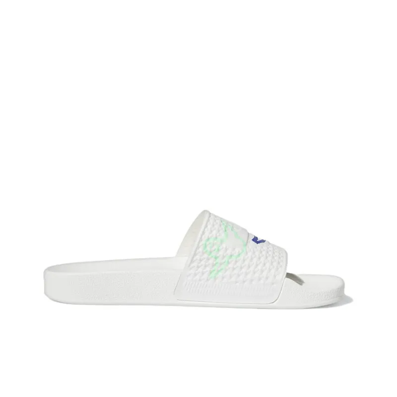 Adidas Shmoofoil Slides Cloud White Bright Red Pulse Mint-1