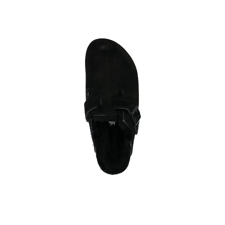 Birkenstock Closed Toe Slippers Men's Black-3