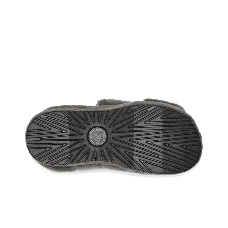 UGG Rubber Sole Slide Slippers Men's Charcoal Gray-5