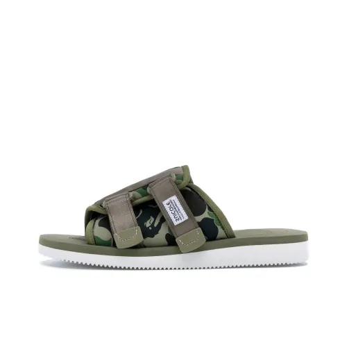 Suicoke X Bape ABC Kaw-Ape Green