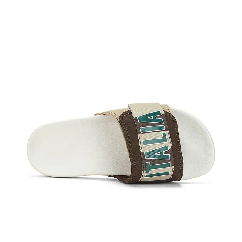 Kappa EVA Quiet Slip Resistant Slide Slippers Unisex White Umber-4