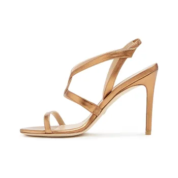 Stuart Weitzman/SW Soiree 100 Strap Sandals Women's Gold