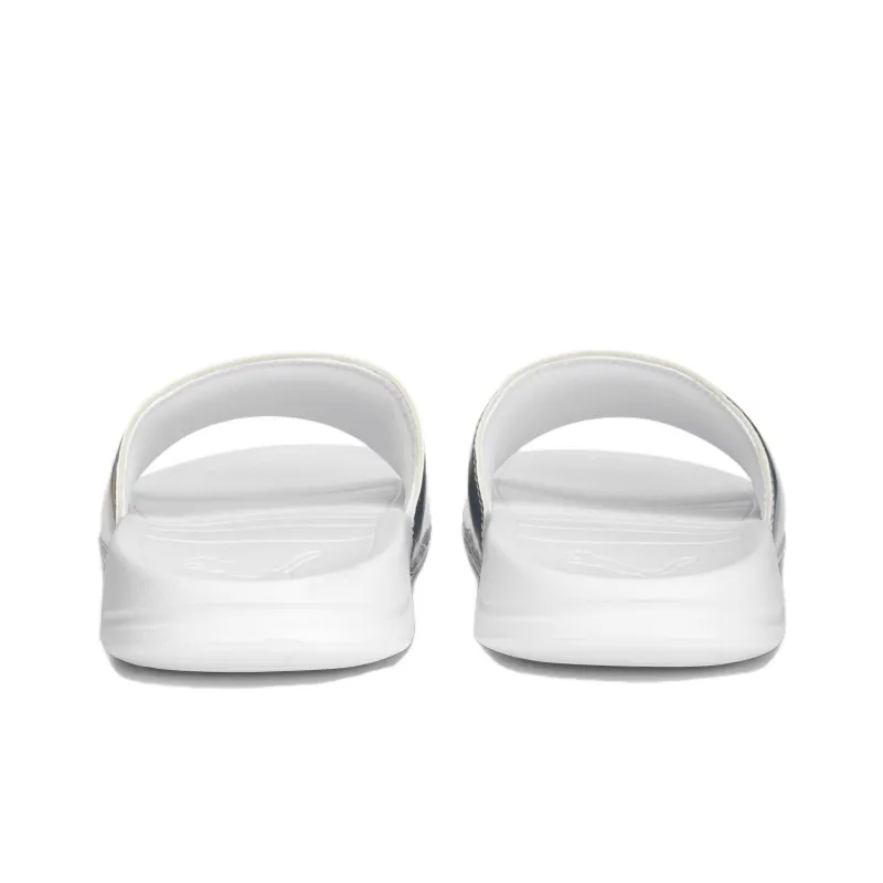 PUMA Popcat Rubber Sole Slide Slippers Women's White Silver-4