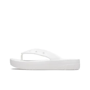 Crocs Classic Platform Flip Flop 'White' Women's