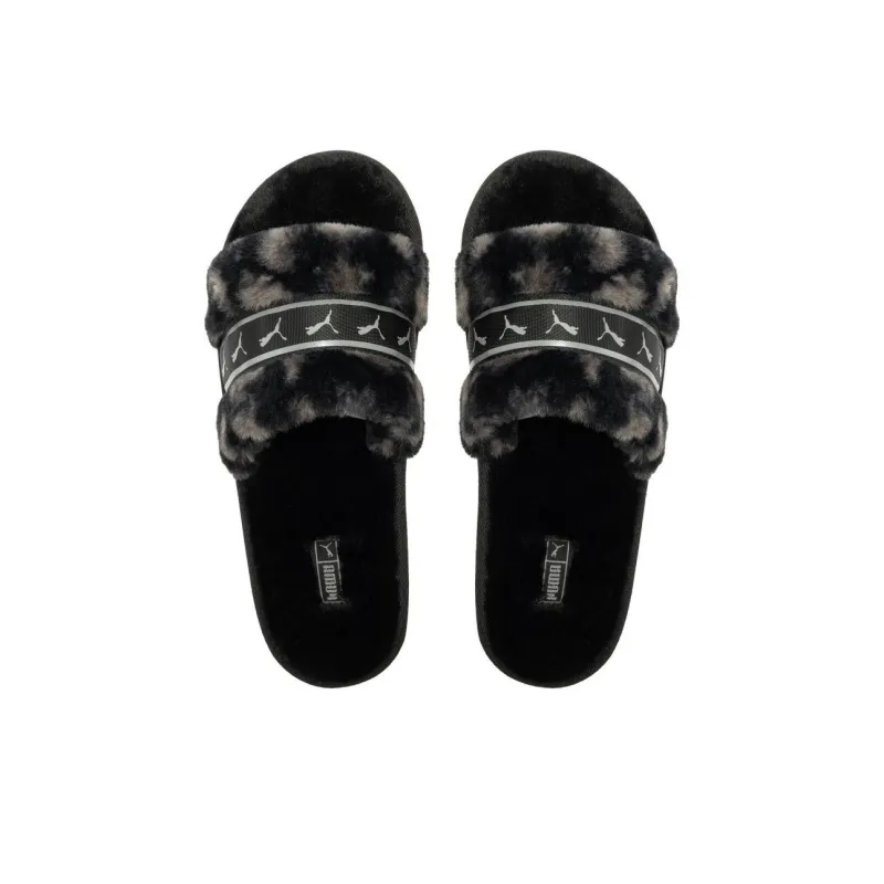 PUMA Fluff Remix Animal Bx 'Black Grey' Women's-3