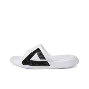 PEAK State Pole Classic Drag Cushioned Slip Resistant Slide Slippers Women's White Black