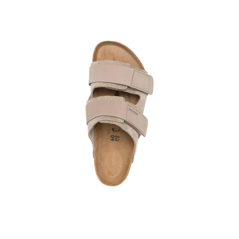 Birkenstock Uji Touch-strap Suede Sandals-3