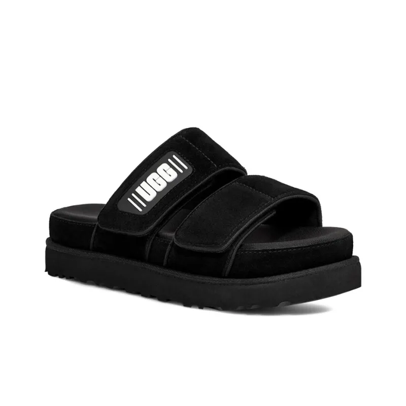 UGG Rubber Sole Quiet Slide Slippers Women's Black-1