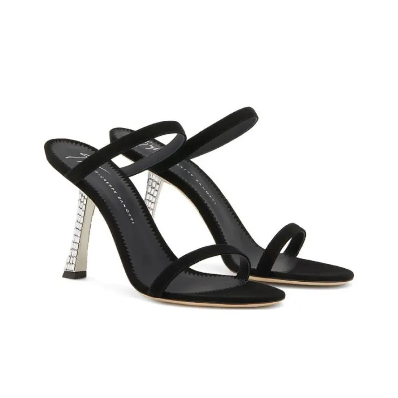 giuseppe zanotti Farrah Crystal Heel Sandals-2