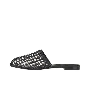 FERRAGAMO Woven-design Leather Mules