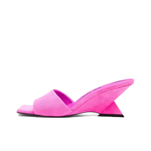 The Attico Cheope Square Toe Slip On Mules Women's