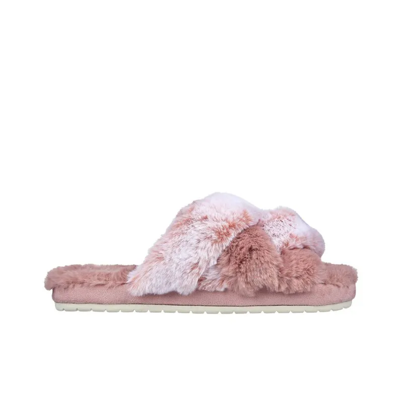Skechers Cozy Rubber Sole Slip-Resistant Slide Slippers Women's Pink-1