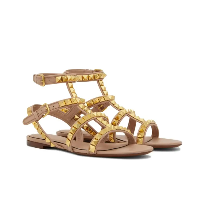 Valentino Garavani Rockstud Open Toe Sandals Women's-2