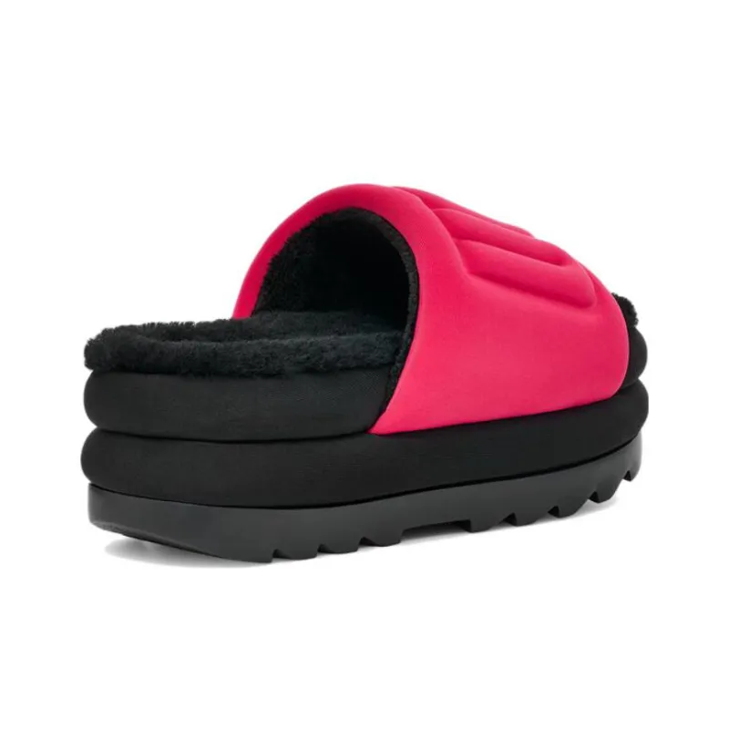 UGG Maxi Graphic Slide Radish Black Women's-3