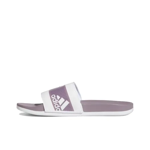 Adidas Adilette Series Slide Slippers Women's Purple/White