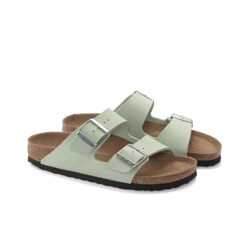 Birkenstock Arizona Vegan Synthetik Narrow Fit 'Soft Birki Vegan Matcha' Women's-1