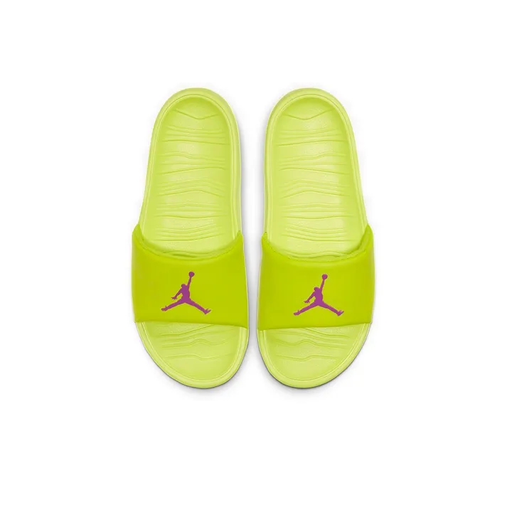 Jordan Slip-Resistant Slide Slippers Unisex Neon Yellow-3