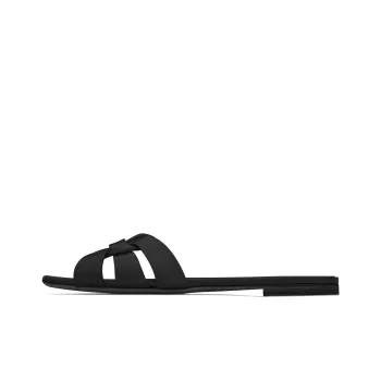 SAINT LAURENT Tribute Slip On Sandals Women's