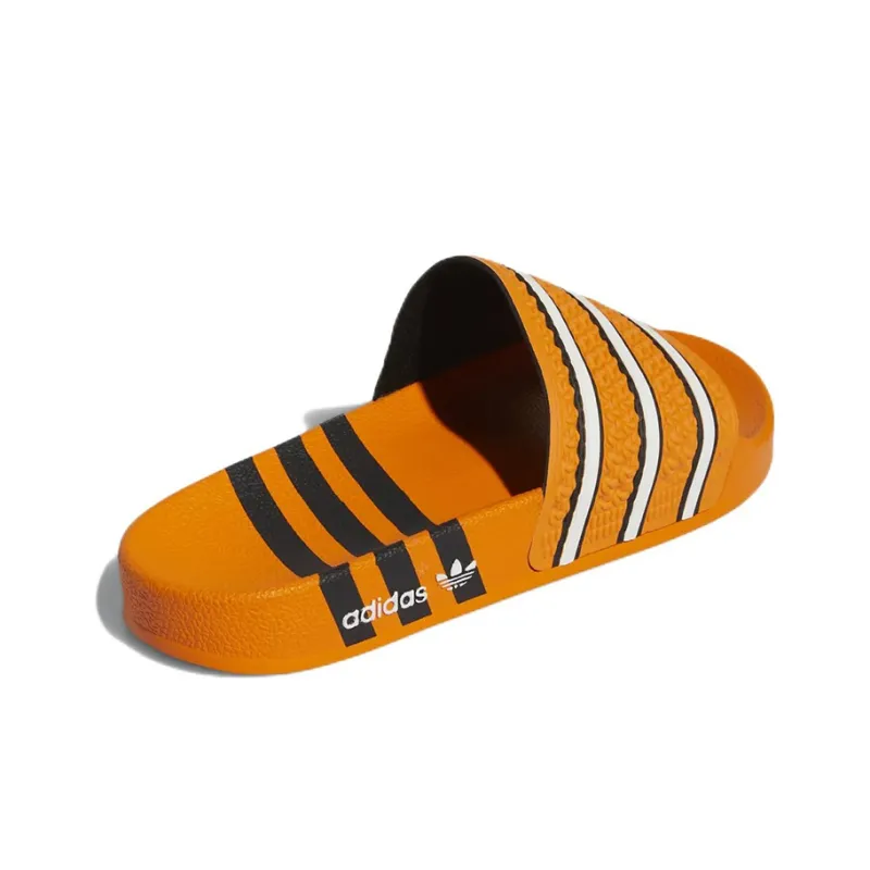 Adilette Women's Adidas Originals Slide 'Three Stripes   Bright Orange' Women's-3