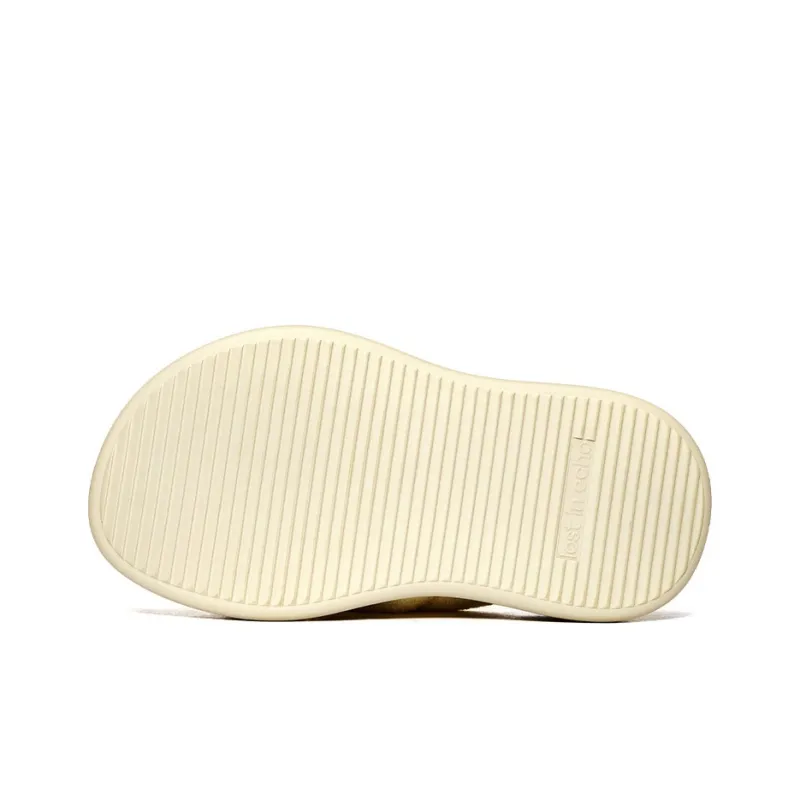 Lost In Echo Slide Slippers Women's Yellow-4