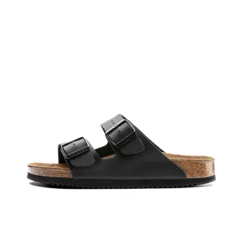 Birkenstock Kyoto Oiled Leather/Suede Leather Narrow Fit 'Black'