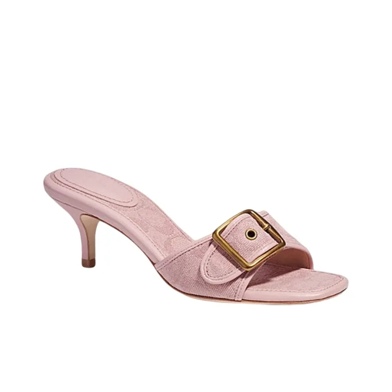 COACH Margot Slide Slippers Women's Pink-2