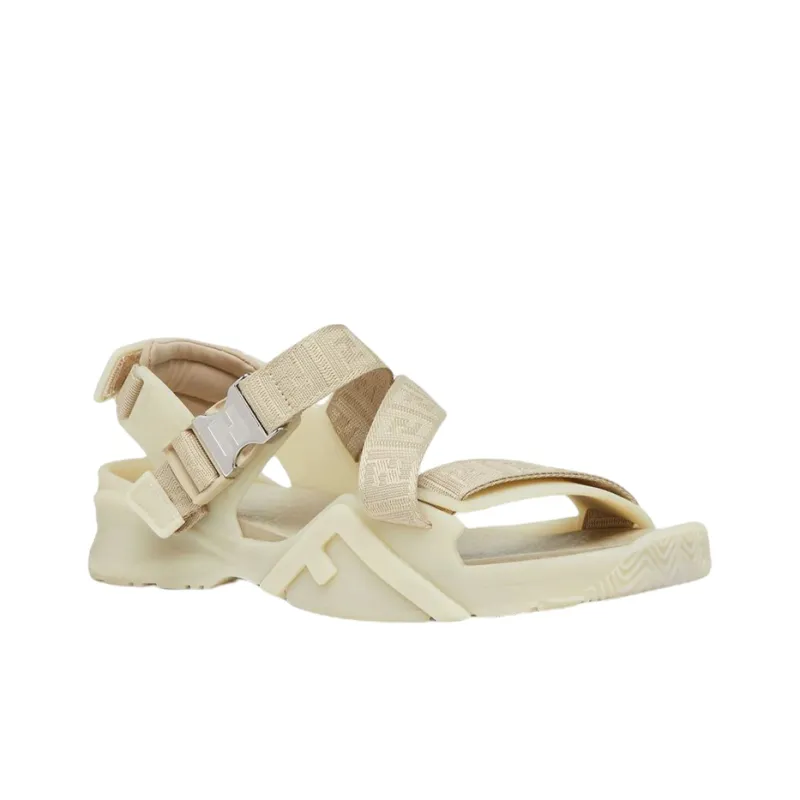 FENDI Flow Logo-embossed Sandals-2