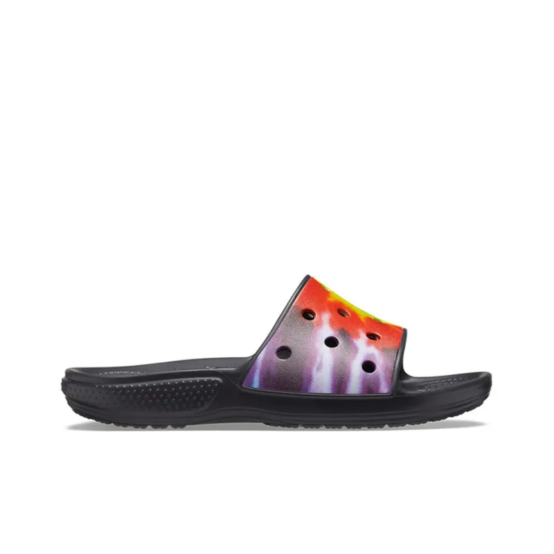 Crocs Classic Clog EVA Antibacterial Quick Dry Slide Slippers Unisex Black Multicolor-1