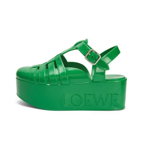 LOEWE Roman Sandals Women's Green