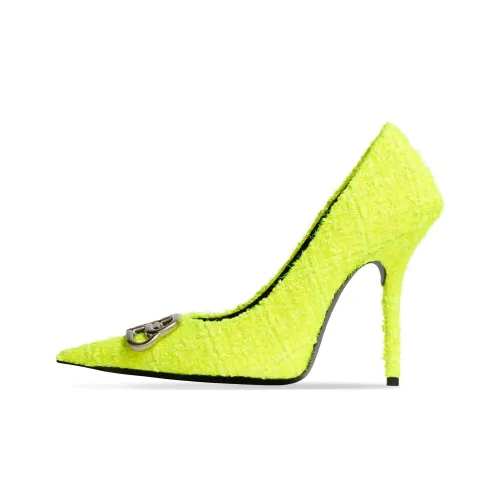 Balenciaga High Heels Women's Neon Yellow