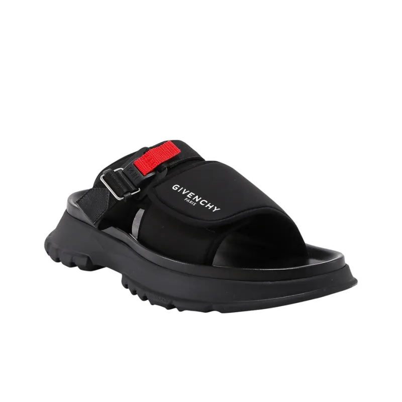 Givenchy Rubber Sole Abrasion Resistant Slide Slippers Men's Black-2