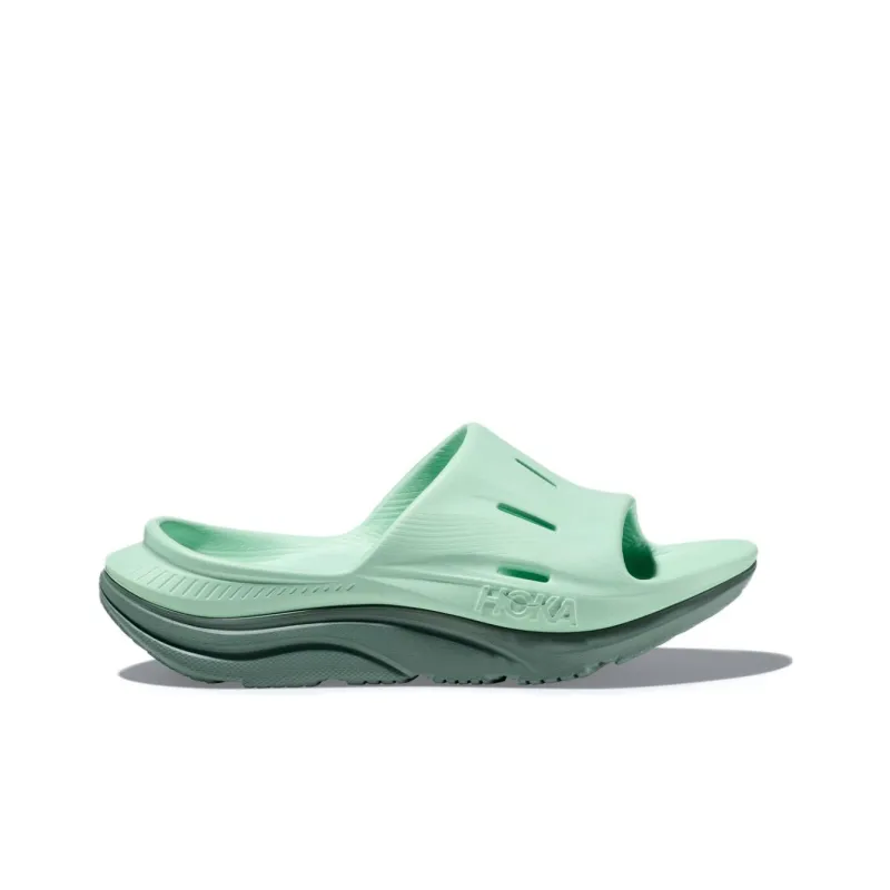 HOKA ONE ONE Ora Recovery Slide 3 'Mist Green Trellis'-1